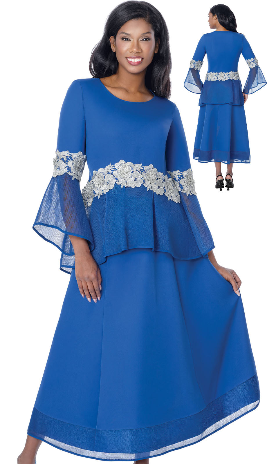 Stellar Looks SL601182-RWS-QS Church Dress