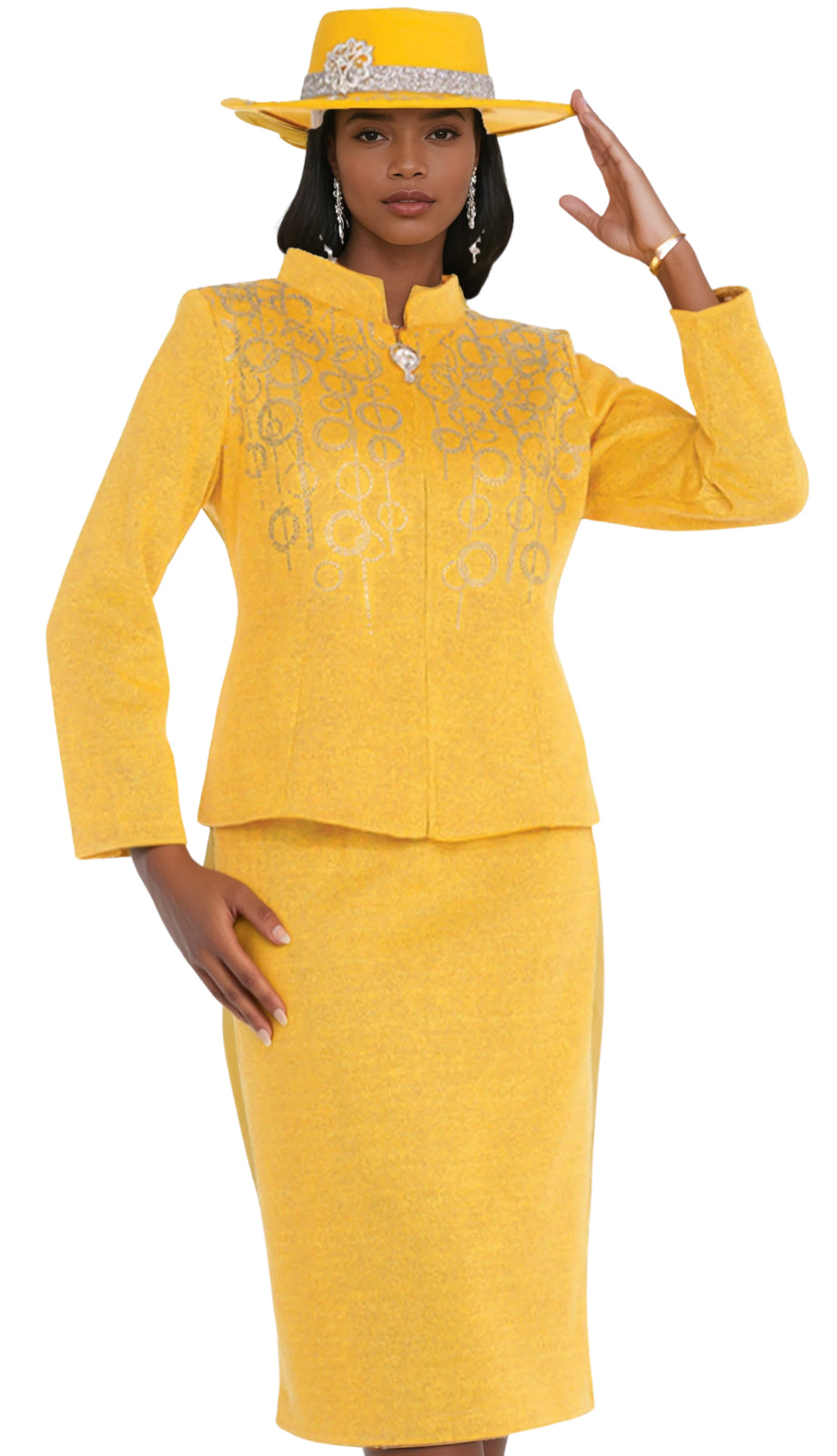 Elite Champagne 5966-QS Church Suit
