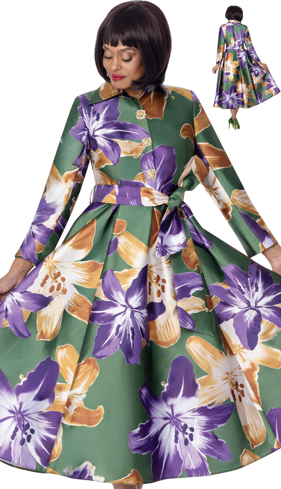 Nubiano 101121-QS Church Dress
