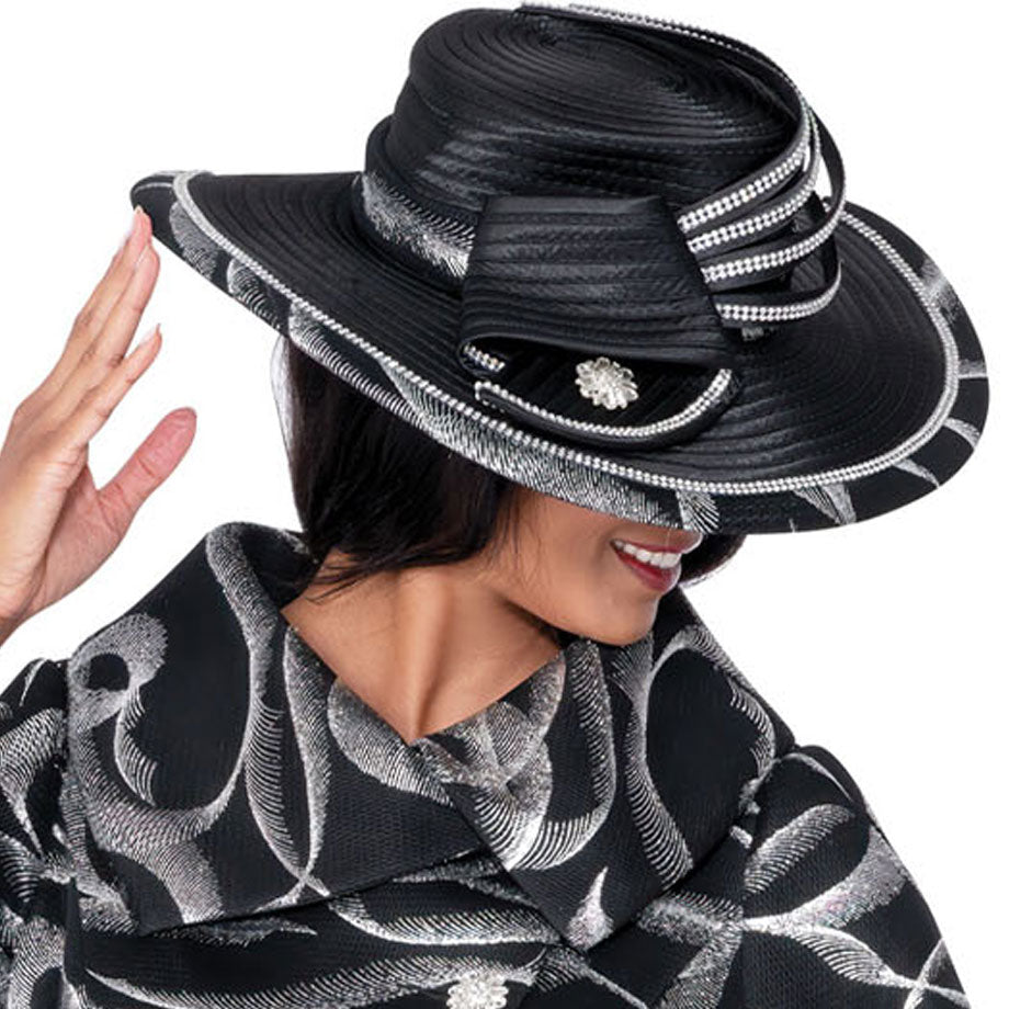 GMI 400632-BLK-H-QS Church Hat