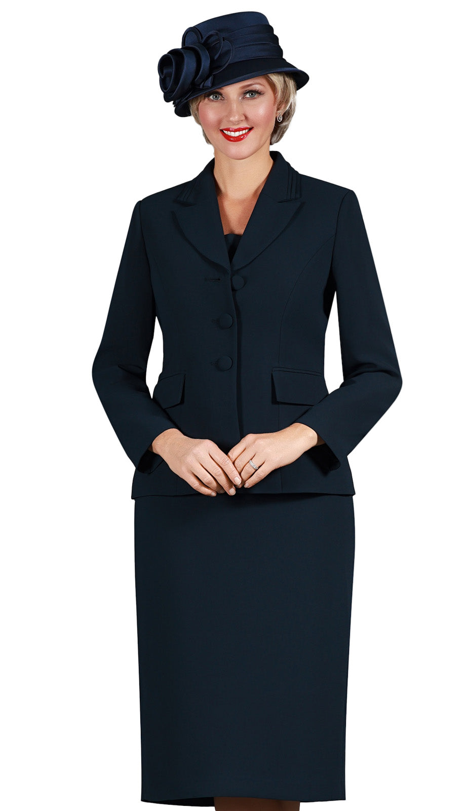 Giovanna S0743-NVY-CO Church Suit