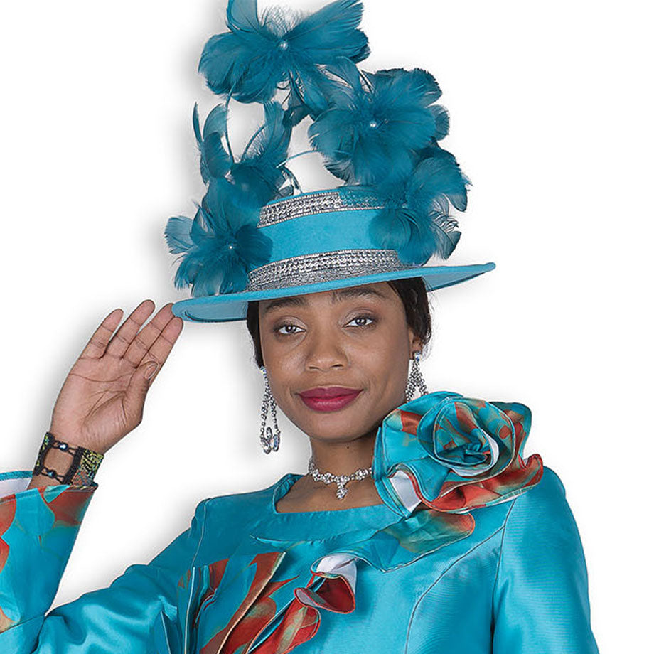 Champagne H6169-TEL-QS Church Hat