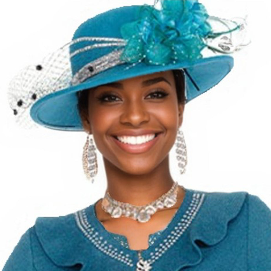 Champagne H5960-GRN-QS Church Hat