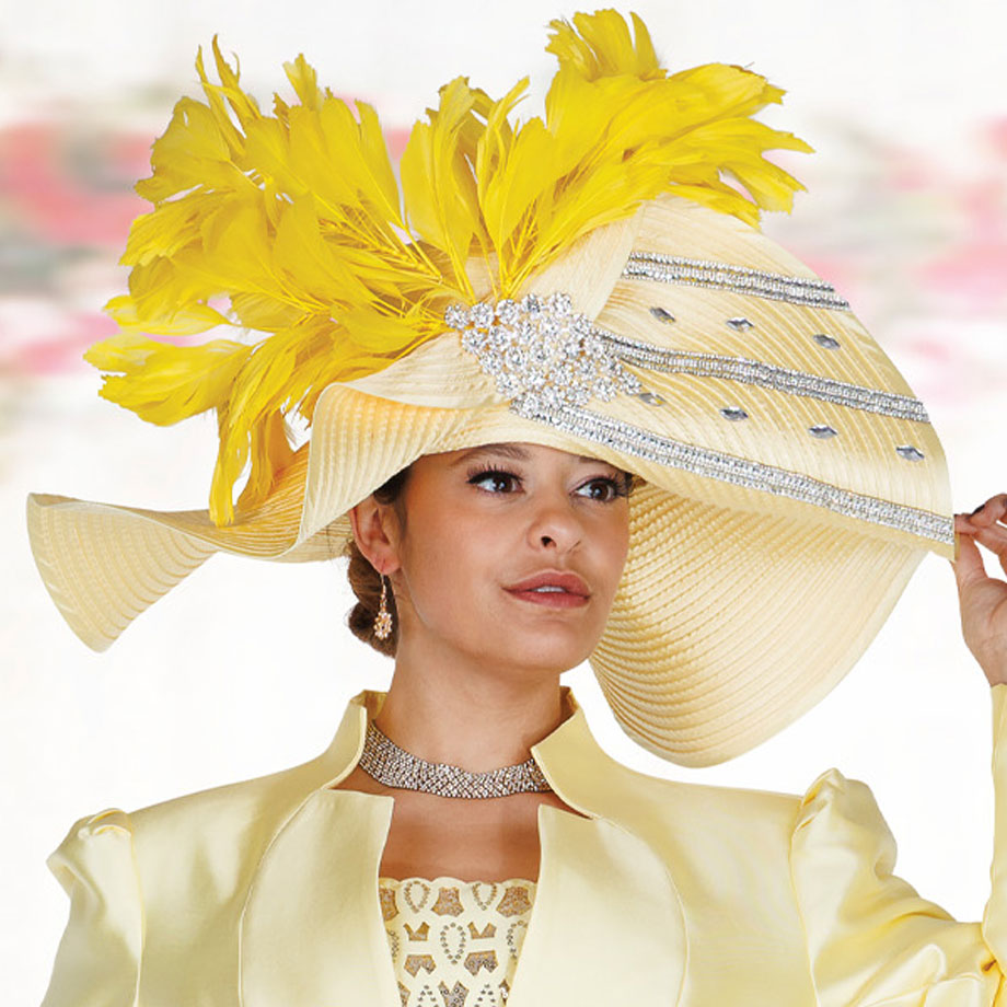 Champagne H6208-BNA-QS Church Hat