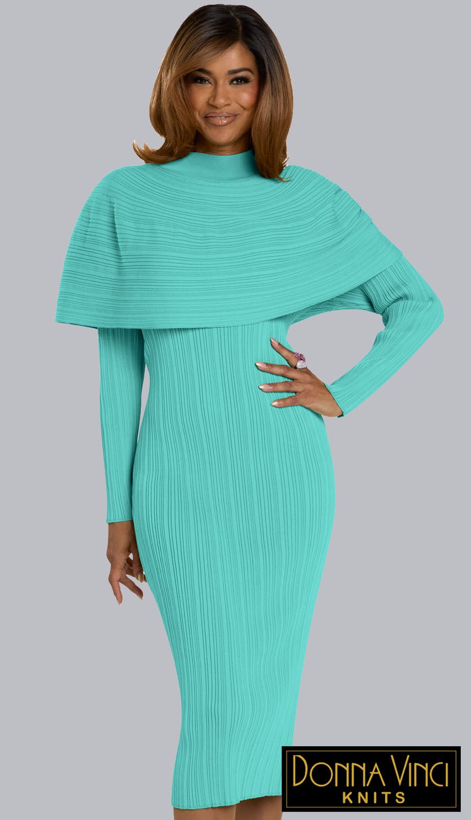 Donna Vinci 13444-MNT-QS Church Dress
