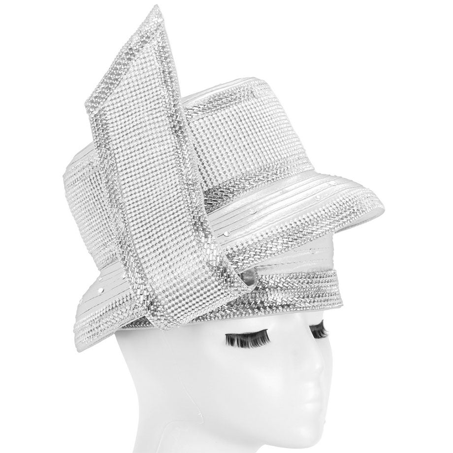 Giovanna HR22143-WHT-QS Church Hat