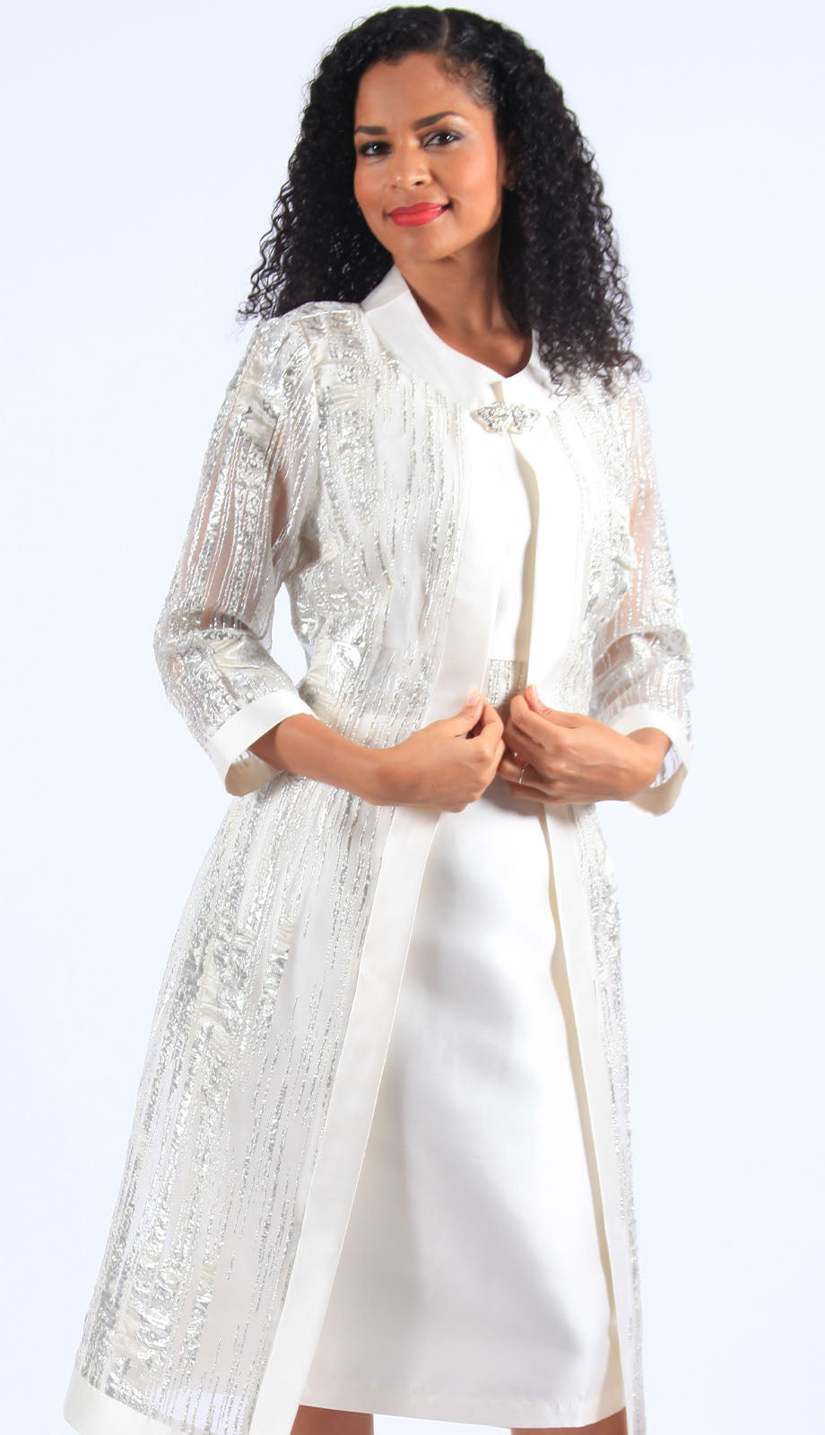 Diana Couture 8656-IVO-CO Church Dress