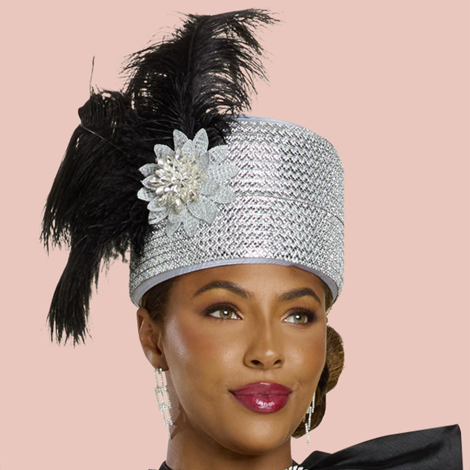 Donna Vinci H12214-SLB-QS Church Hat