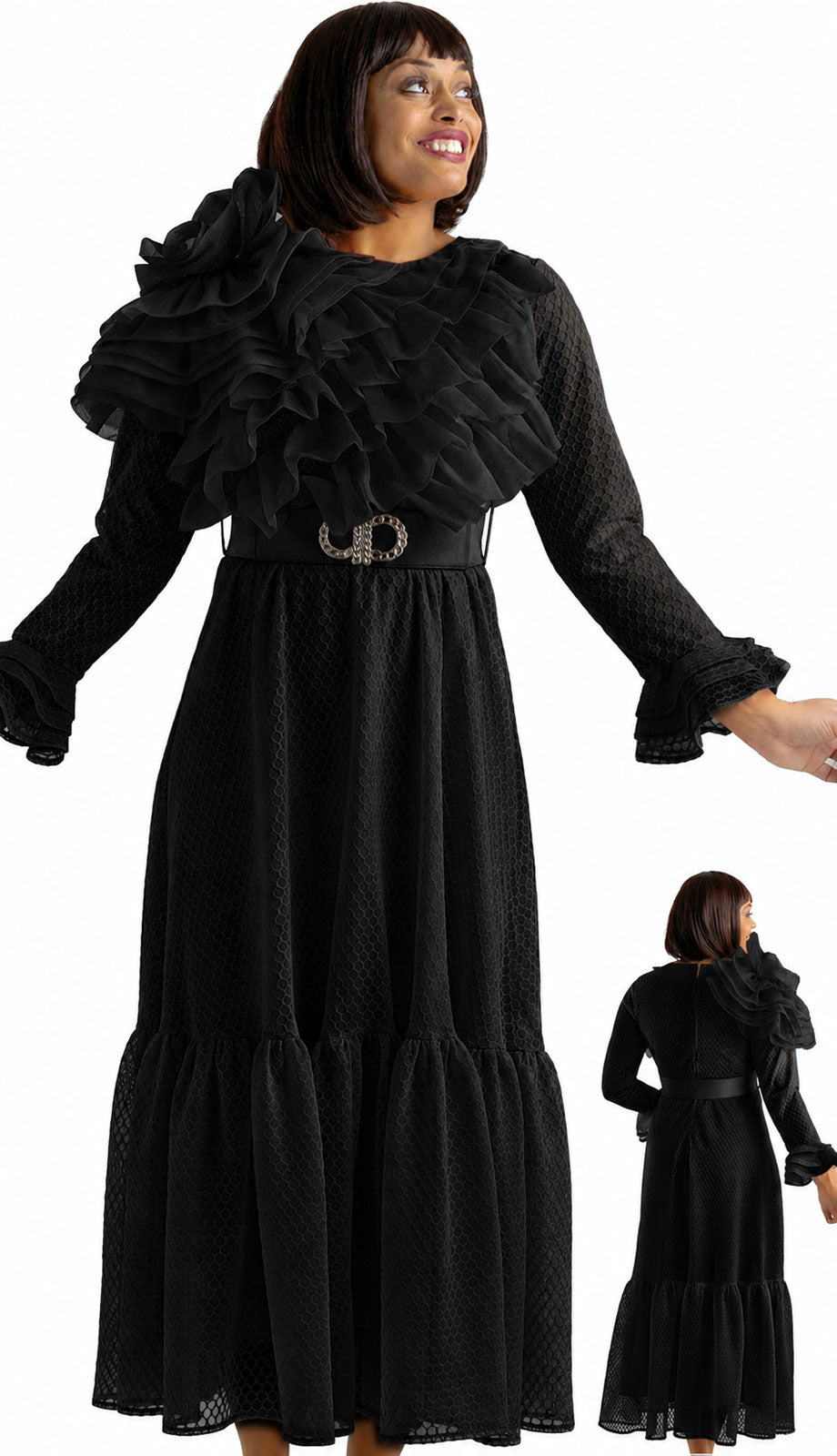 Sharz SBL8151-BLK-QS Church Dress