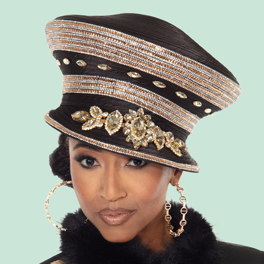 Donna Vinci H12224-BLG-QS Church Hat