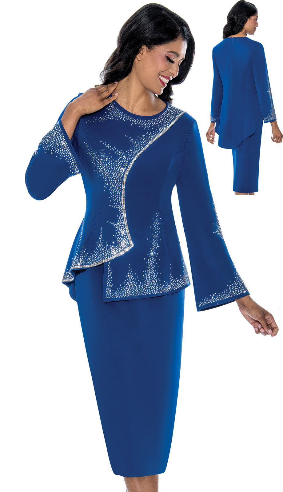 Stellar Looks SL600202-RYL-QS Church Suit