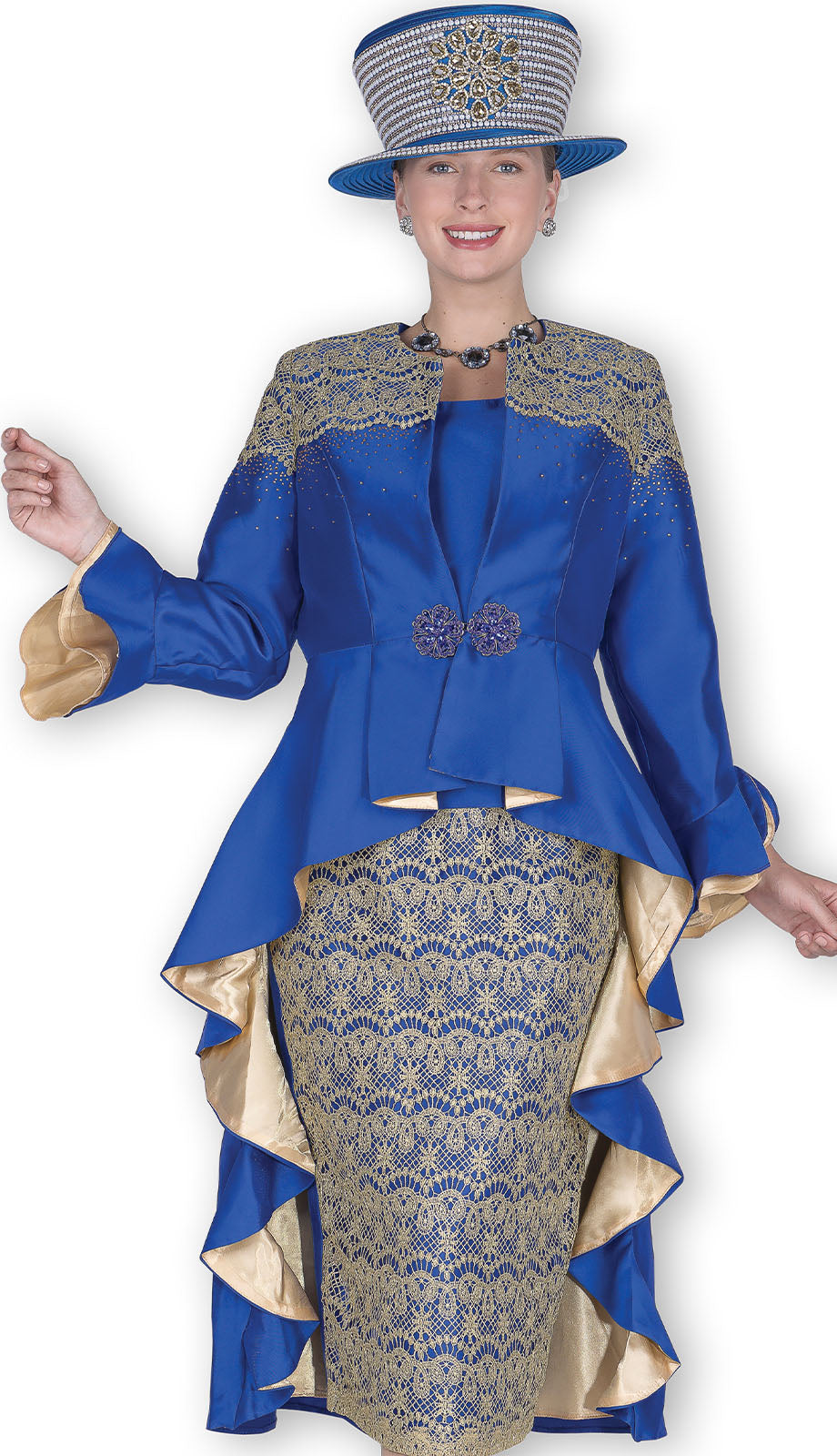 Champagne Italy 6102-RBG-QS Church Suit
