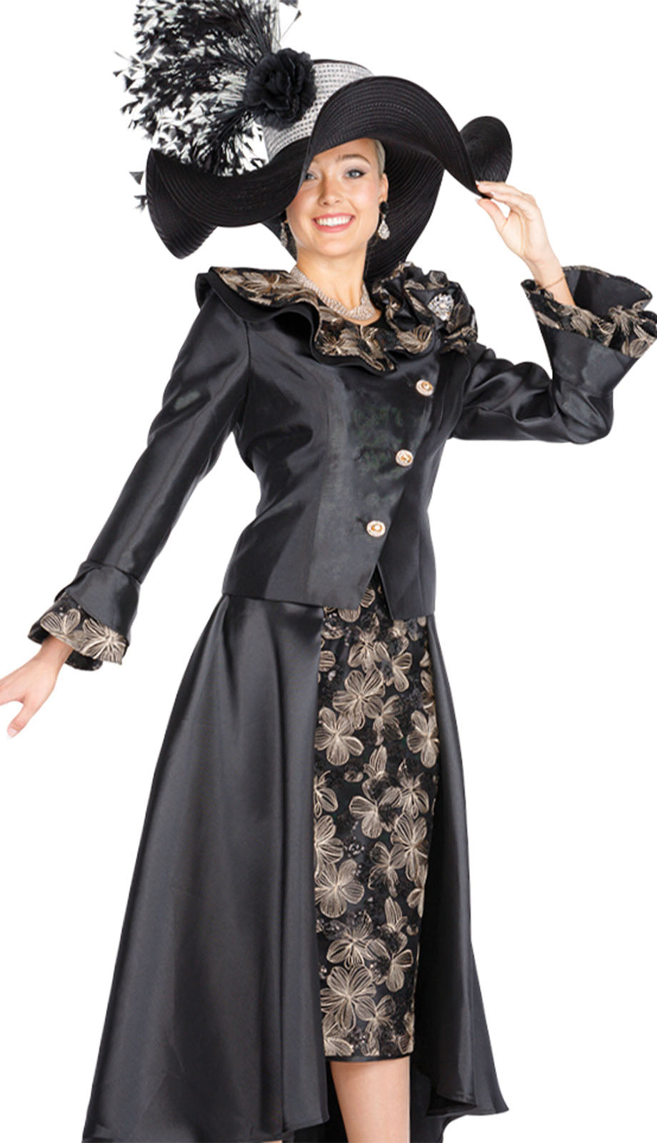 Champagne 6155-QS Church Suit