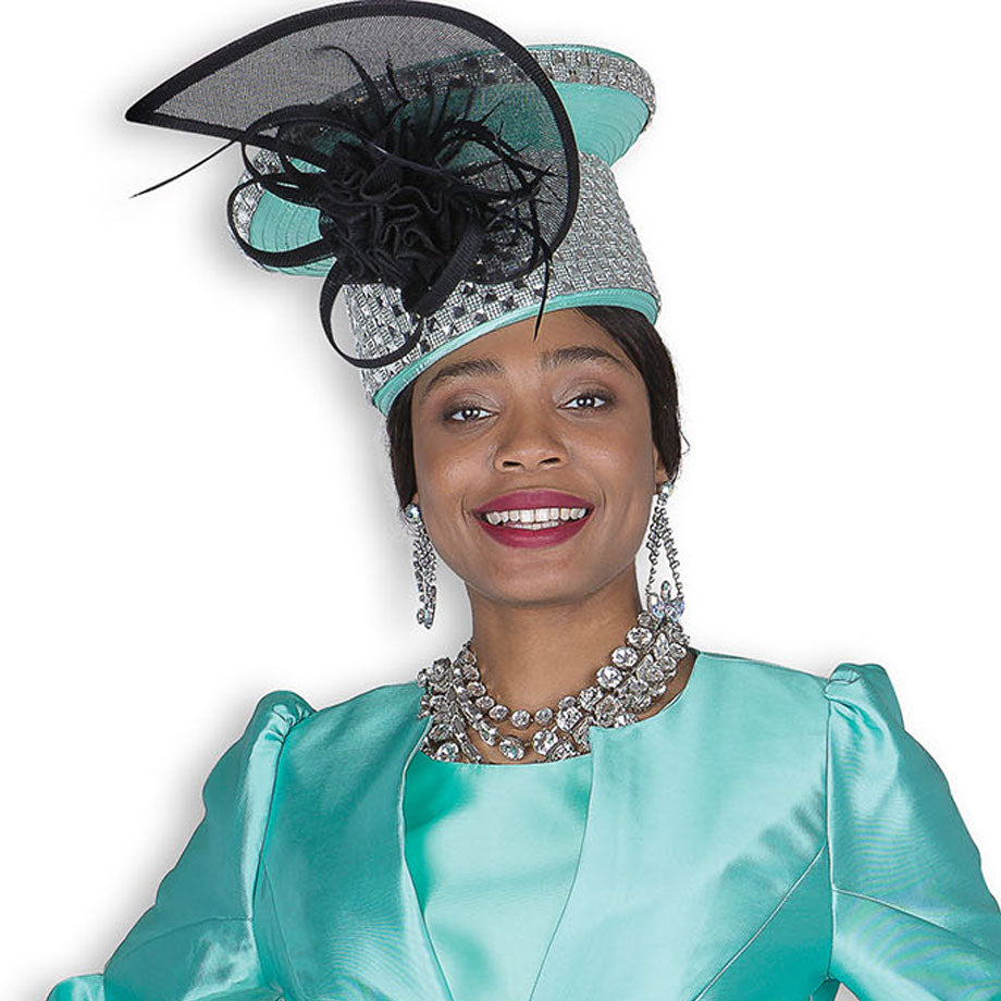 Champagne H6073-GRN-QS Church Hat