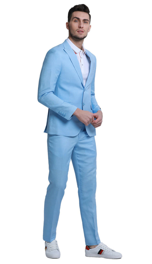 Tazzio M333SK-BLU-CO Church Suit