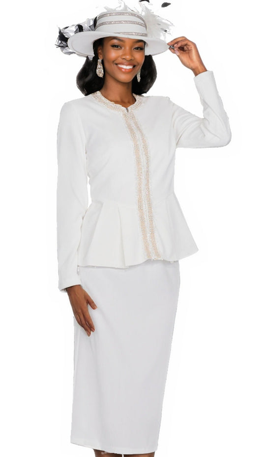Champagne 5958-OFWT-QS Church Suit