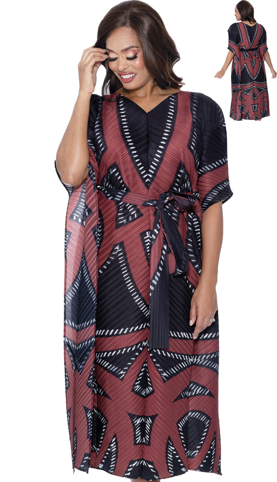 Divine DC1871-RED-QS Church Dress
