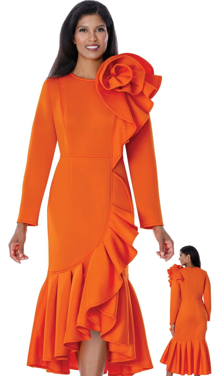 Nubiano 100881-ORG-QS Church Dress