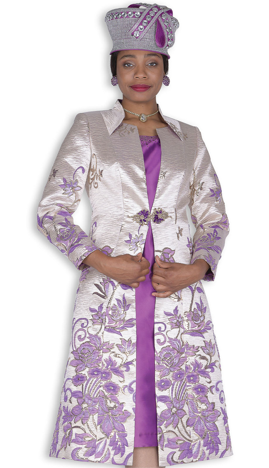 Elite Champagne 6352-QS Church Suit