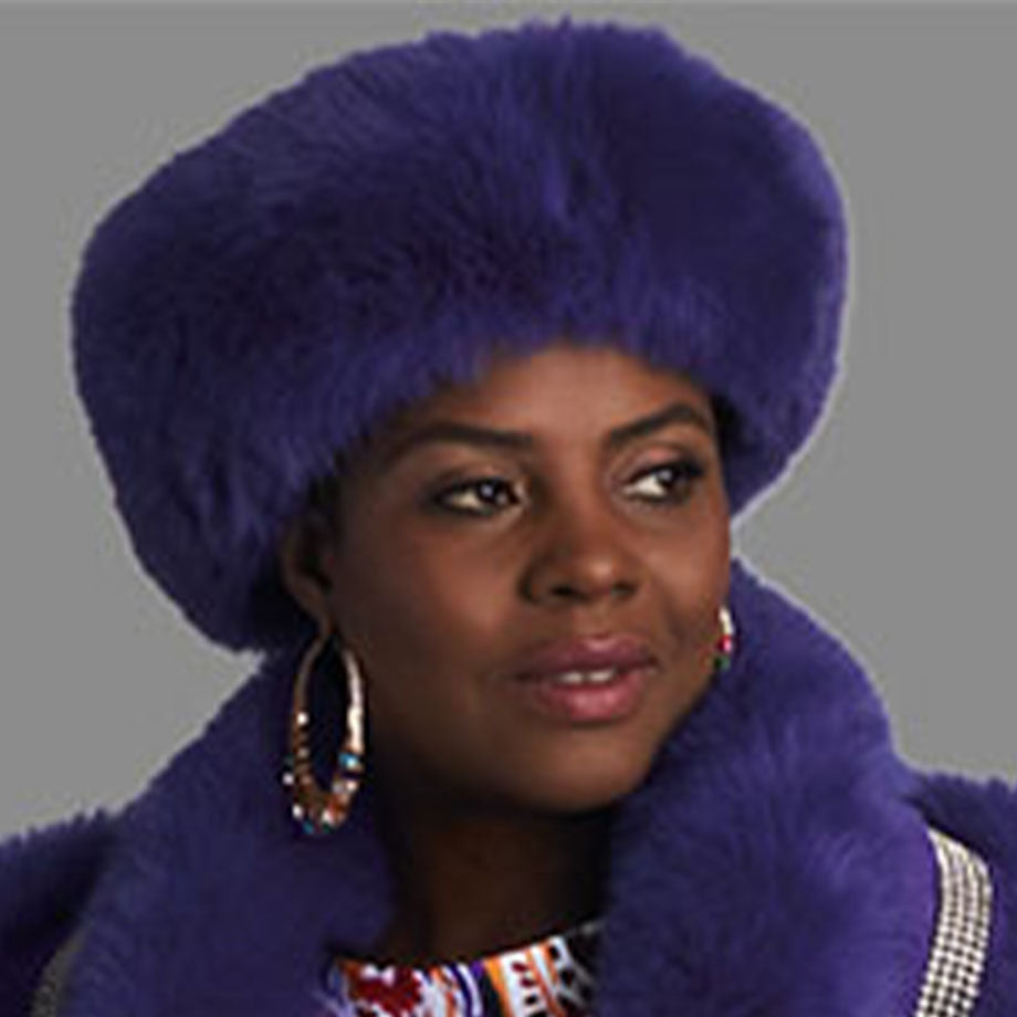 Lily and Taylor A28-PUR-QS Church Hat