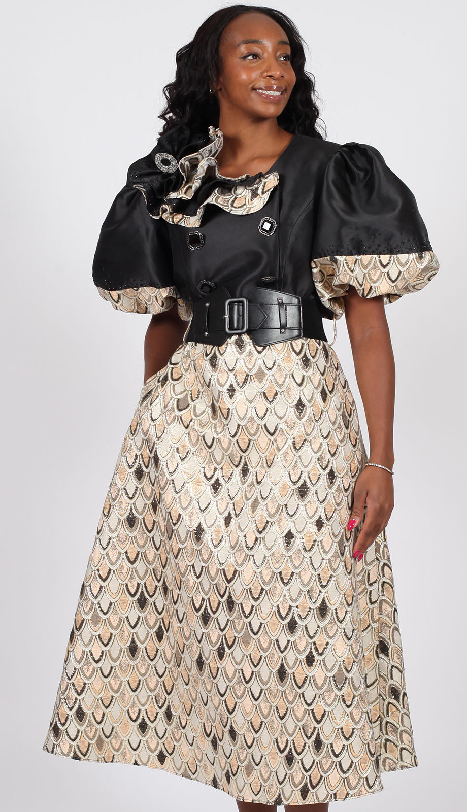 Diana Couture 9140-QS Church Dress