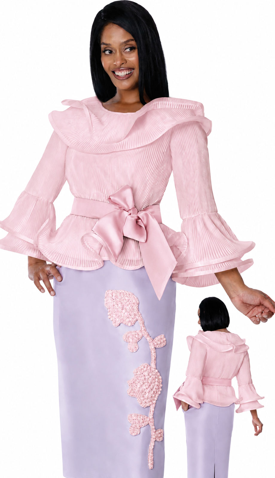 Stellar Looks SL600893-PWL-QS Church Suit