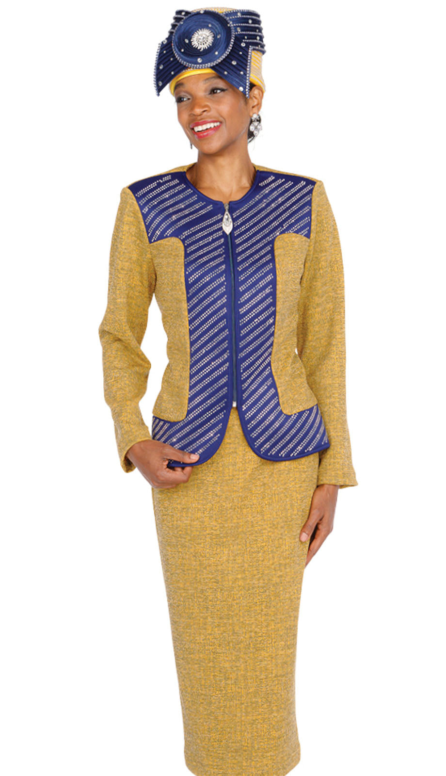 Elite Champagne 5984-QS Church Suit