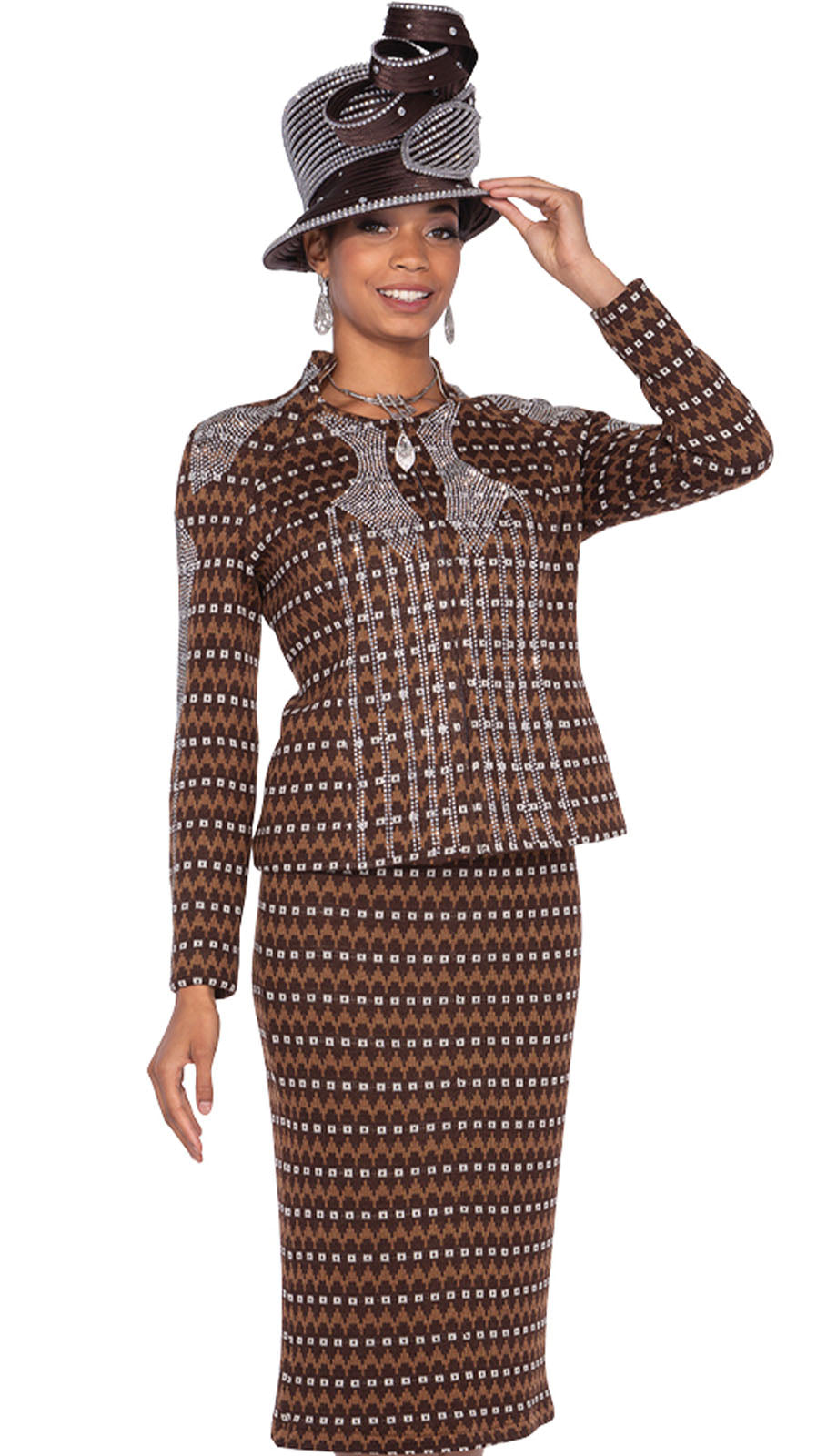 Elite Champagne 5983-QS Church Suit