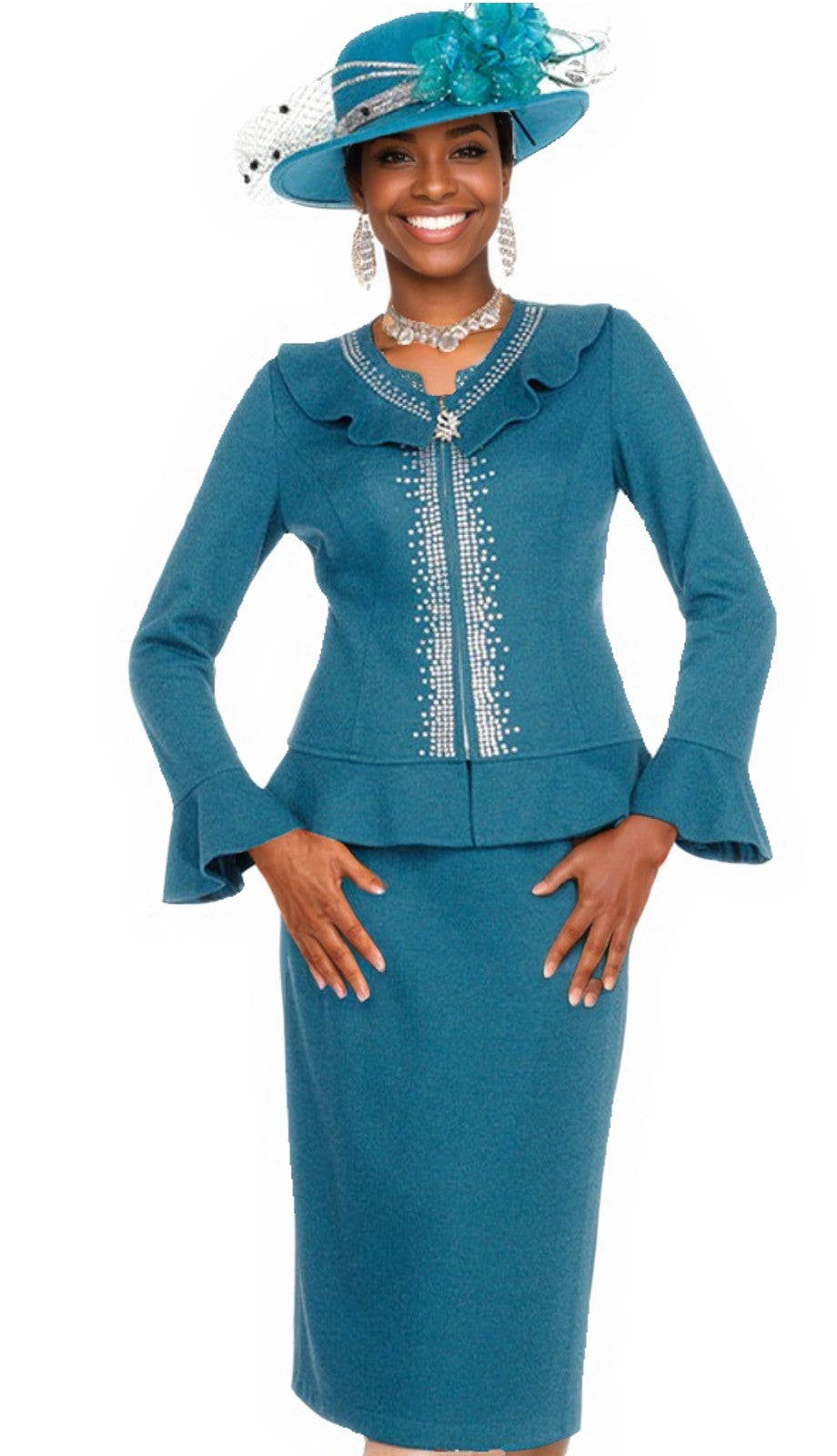 Champagne 5960-HTG-QS Church Suit