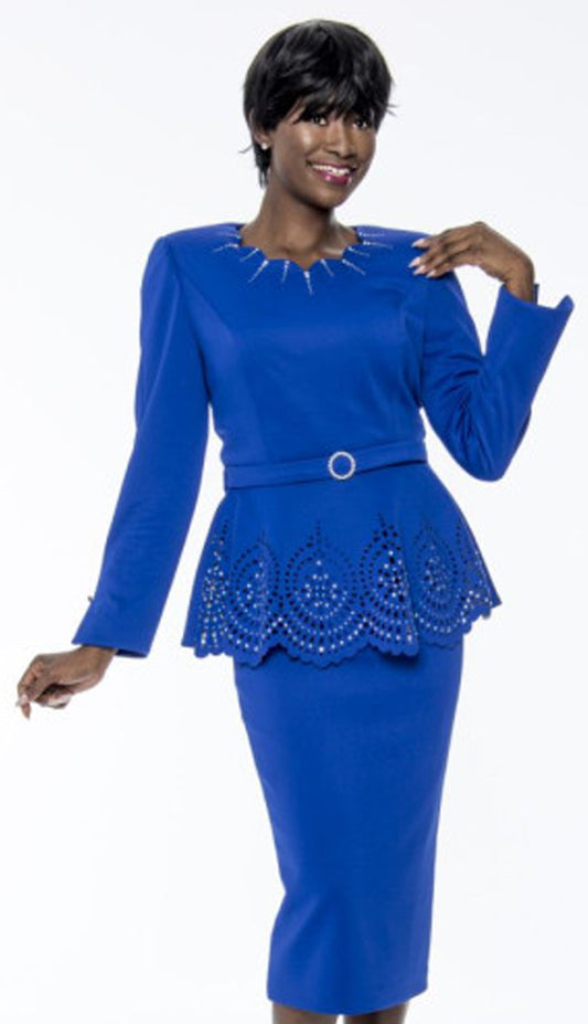 Susanna 3033-RYL-QS Church Suit