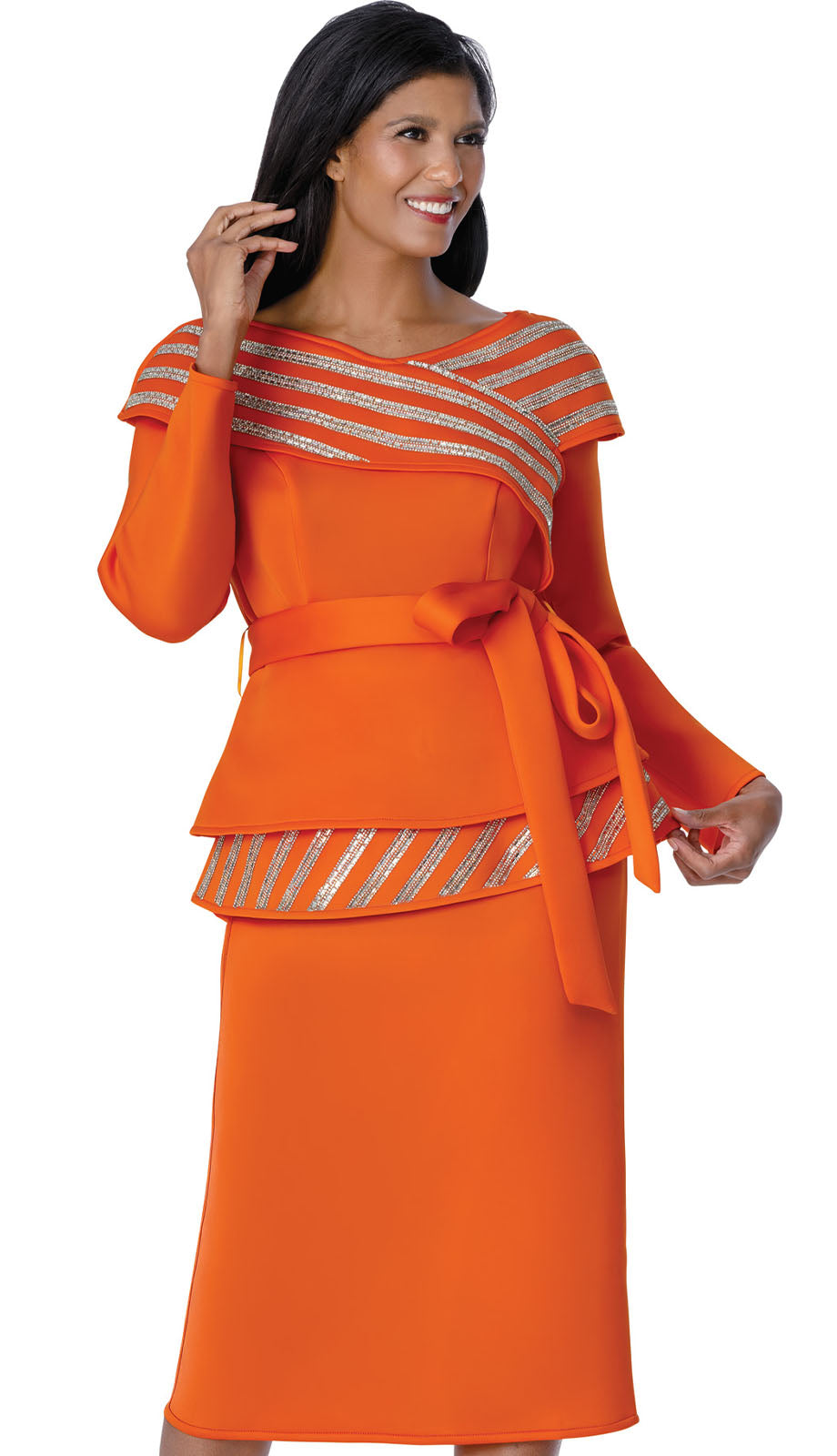 Stellar Looks SL600672-OWS-QS Church Suit