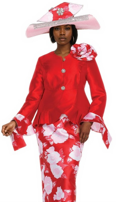 Aussie Austine 6061-RED-QS Church Suit