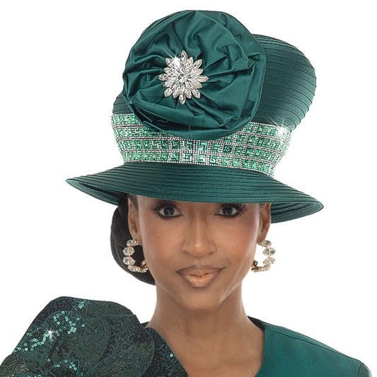 Lisa H66972-GRN-QS Church Hat