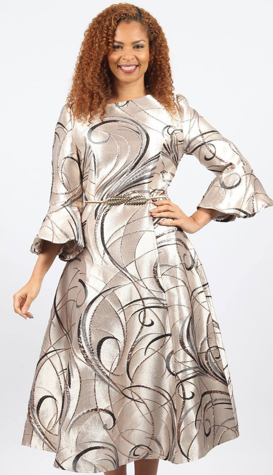 Diana Couture 8945-CWBL-CO Church Dress