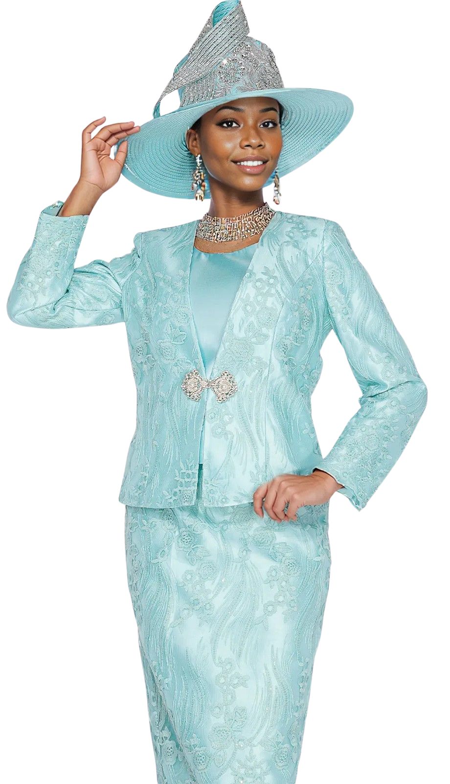 Champagne 6219-QS Church Suit