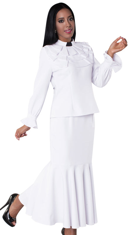Tally Taylor 4601-WH-QS Church Suit
