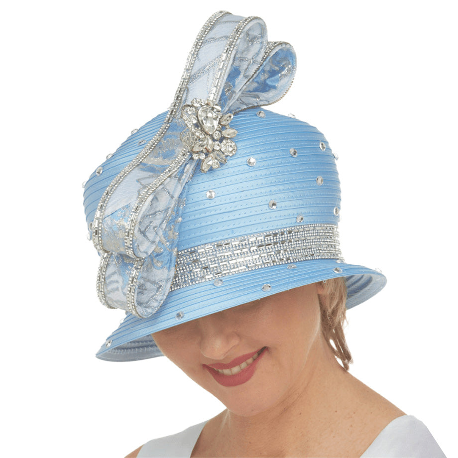 Giovanna D1302-ICE-HAT-QS Church Hat