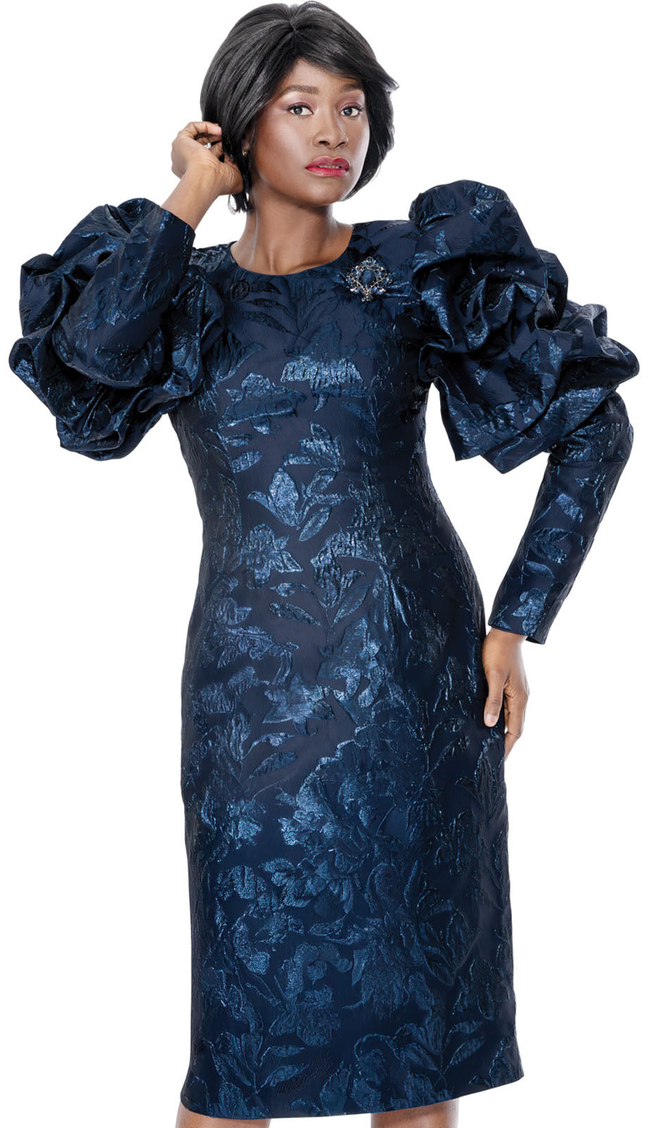 Terramina 7325-NVY-QS Church Dress