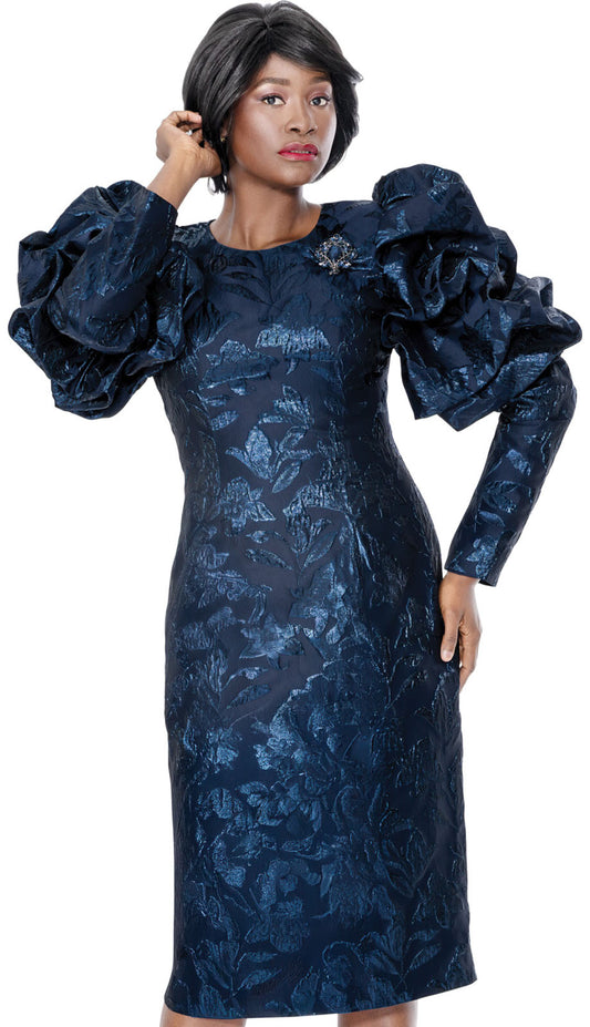Terramina 7325-NVY-QS Church Dress