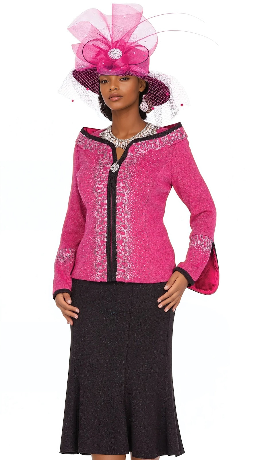Champagne 5963-FU-QS Church Suit