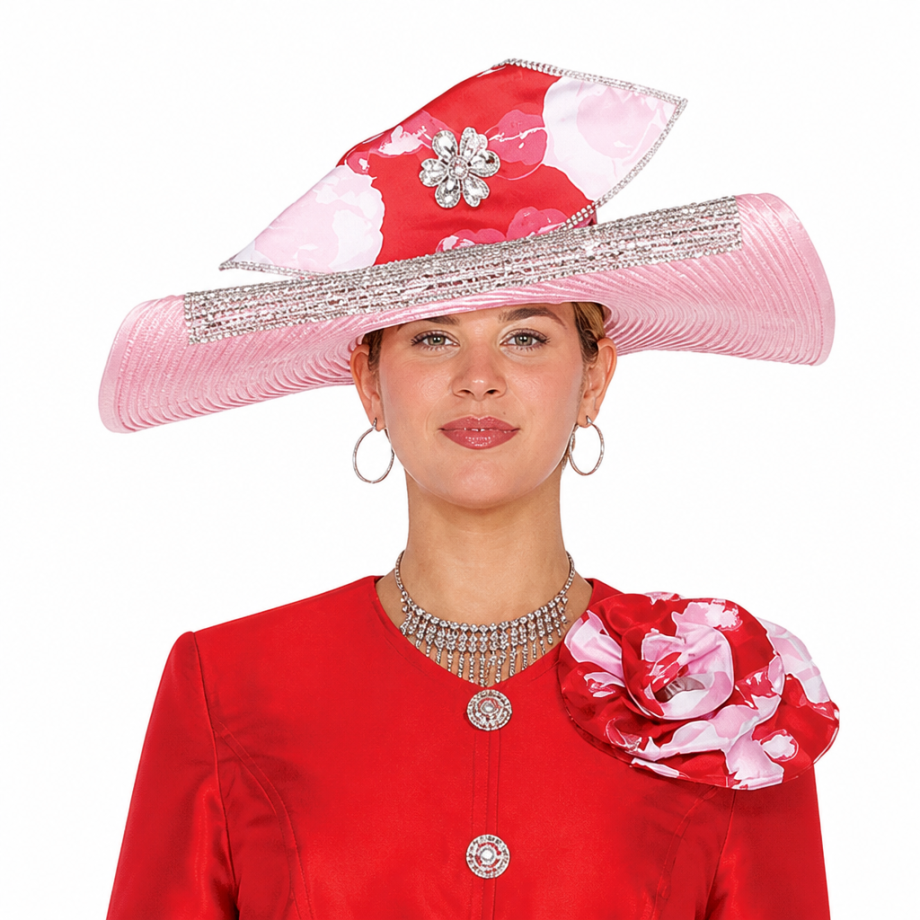 Aussie Austine 6061-RED-H Church Hat