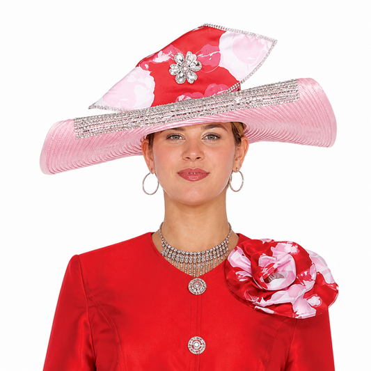Aussie Austine 6061-RED-H Church Hat